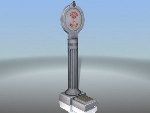 lollipop penny scale 3D Model