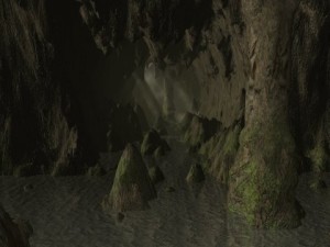 cave interior scene 3D-Modell
