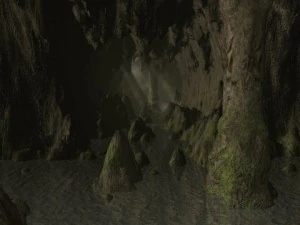 cena interior da caverna Modelo 3D