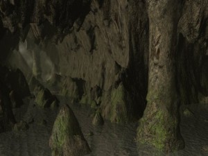 cave interior scene 3D 模型