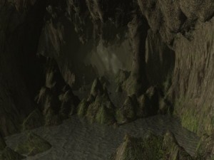 cave interior scene 3D 模型