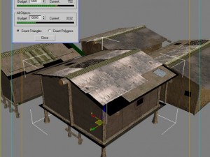 housing slums building 3D 模型