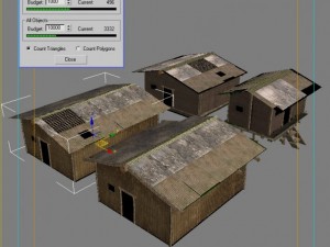 housing slums building 3D 模型