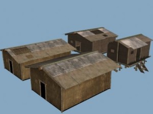 housing slums building 3D 模型
