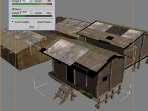 housing slums building 3D 模型