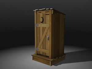 outhouse 3D-Modell