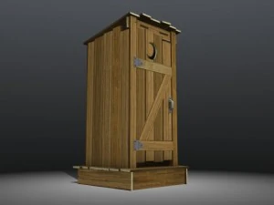 banheiro externo Modelo 3D