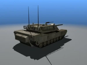 tanque abrams m1 Modelo 3D