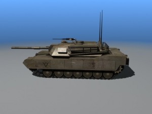 abrams m1 tank Modelo 3D