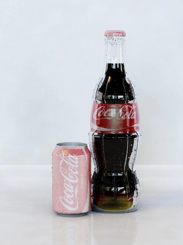 cocacola Model 3D .c4d .max .obj .3ds .fbx .stl .blend 
