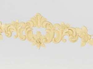 ş&ouml;minenin &uuml;zerindeki tabak 3D Model