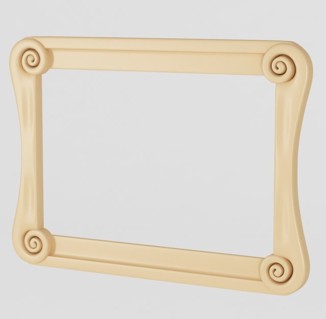 frame for a mirror o3 Model 3D .c4d .max .obj .3ds .fbx .stl .blend