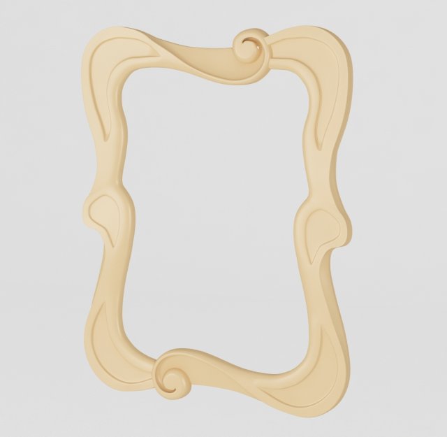 frame for a mirror o5 3D-Modell .c4d .max .obj .3ds .fbx .stl .blend 