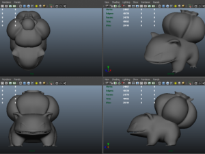 bulbasaur 001 Model 3D