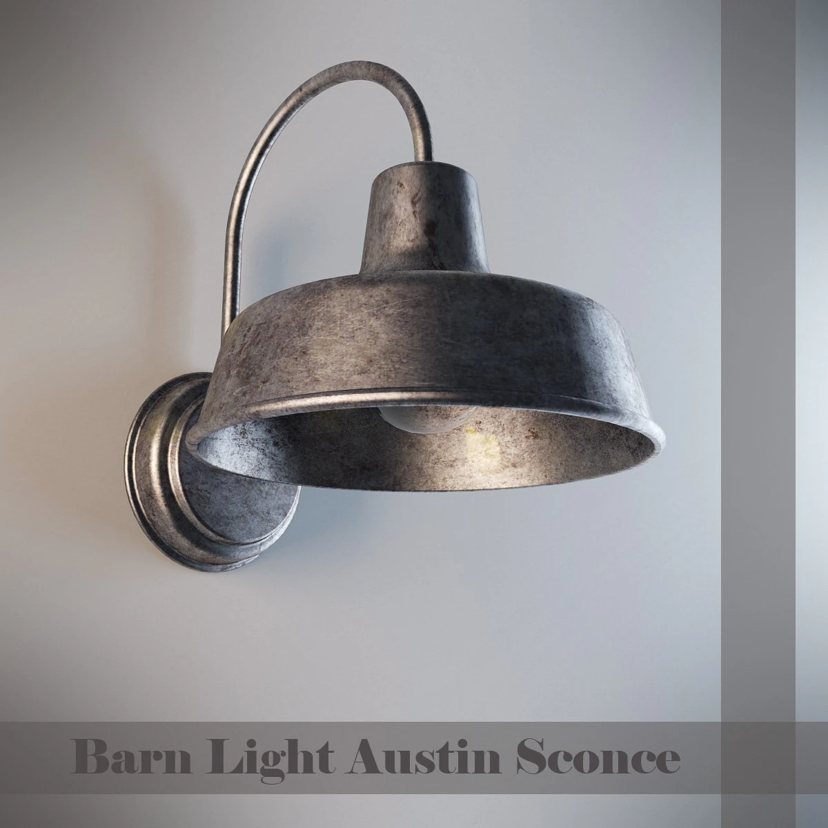 barn light austin sconce 3D Model .c4d .max .obj .3ds .fbx .stl .blend 