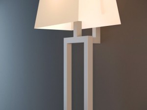 silver simplicity sconce 3D Модель