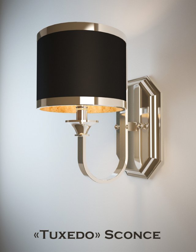 tuxedo sconce 3D-Modell .c4d .max .obj .3ds .fbx .stl .blend 