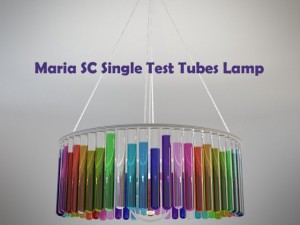 maria sc single test tubes lamp by pani jurek 3D Модель