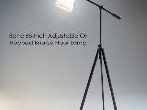 barre 65inch adjustable oil rubbed bronze floor l 3D Model