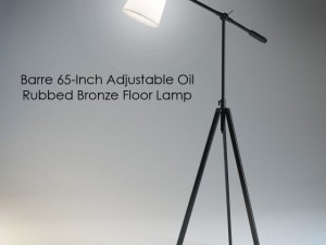 barre 65inch adjustable oil rubbed bronze floor l 3D Модель
