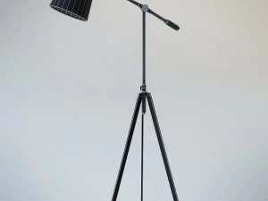 barre 65inch adjustable oil rubbed bronze floor l 3D Model