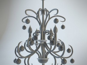 bellora cahndelier 3D 모델