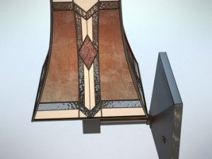 dale tiffany kenelm wall sconce 3D Model