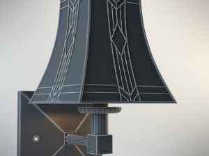 dale tiffany kenelm wall sconce 3D Model