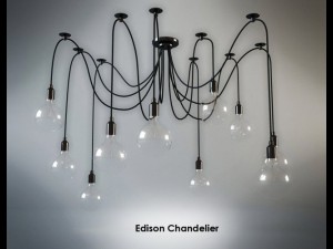 edison chandelier 3D Модель