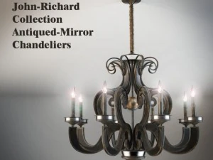 Колекція Джона Річарда, вісім світлових люстр 3D Модель