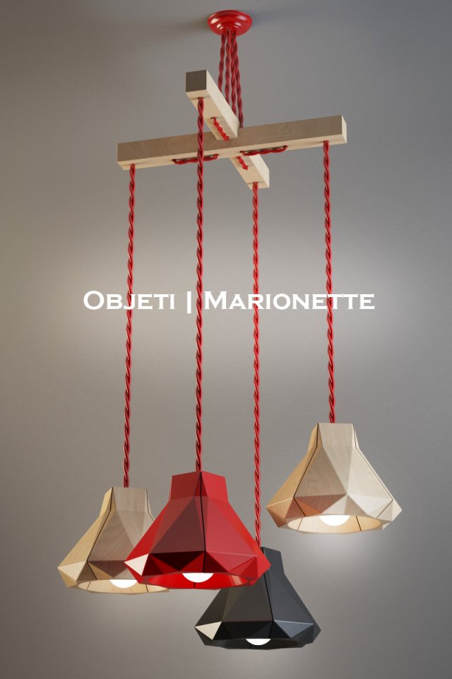 objeti  marionette 3D Модель .c4d .max .obj .3ds .fbx .stl .blend 