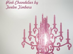 pink chandelier by twelve timbers 3D Модель