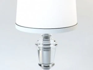 regina andrew mini crystal urn table lamp 3D Model