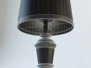 regina andrew mini crystal urn table lamp 3D Model