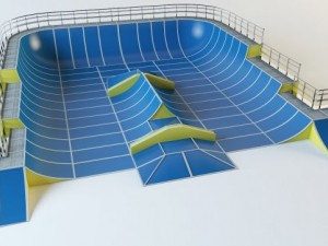 skate playground 3D Модель