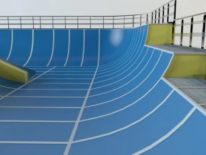 skate playground 3D Model