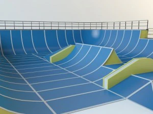 skate playground 3D Model