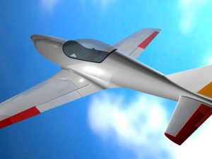 model airplane Modelo 3D