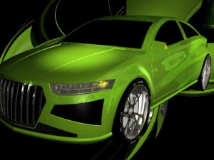 g&ouml;steri arabası 3D Model