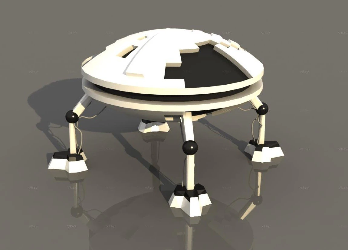robot 3D Model .c4d .max .obj .3ds .fbx .stl .blend 