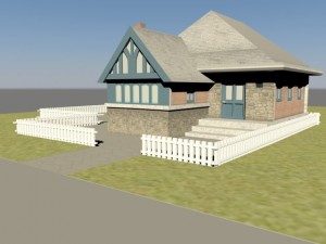 nice house Modèle 3D