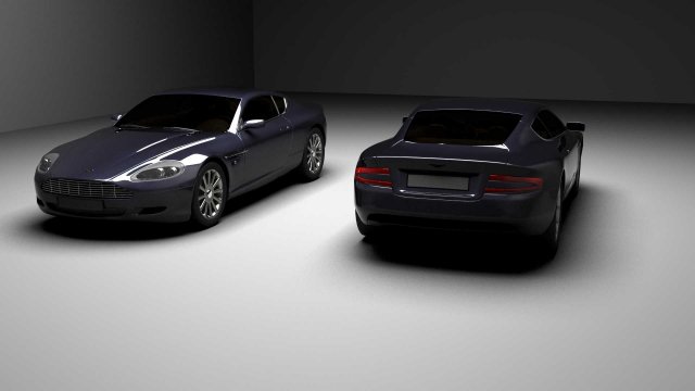 aston martin db9 3D Model .c4d .max .obj .3ds .fbx .stl .blend 