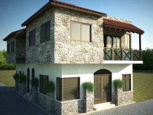 kır evi 3D Model
