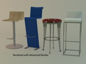 stools pack vol 1 Modèle 3D