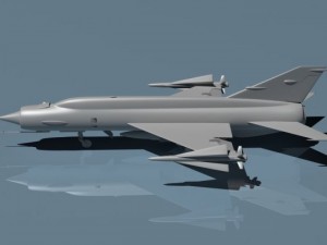 russian experimental fighter e152p 3D-Modell