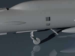 russian experimental fighter e152p 3D-Modell