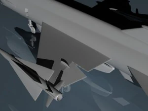 ca&ccedil;a experimental russo e152p Modelo 3D