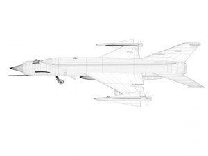 russian experimental fighter e152p 3D-Modell