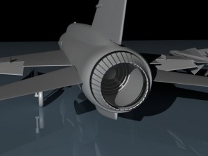 russian experimental fighter e152p 3D-Modell