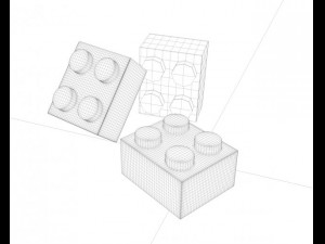 parts of lego Modelo 3D